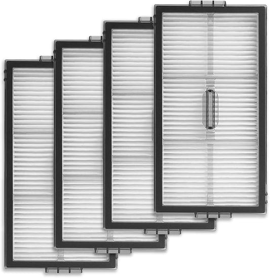 （4Sets）Replacement Washable HEPA Filter Compatible With Roborock Saros 10R / G20s Ultra Robot Vacuum Cleaners, High Efficiency Filter Accessories Kit Filters Replacement Parts