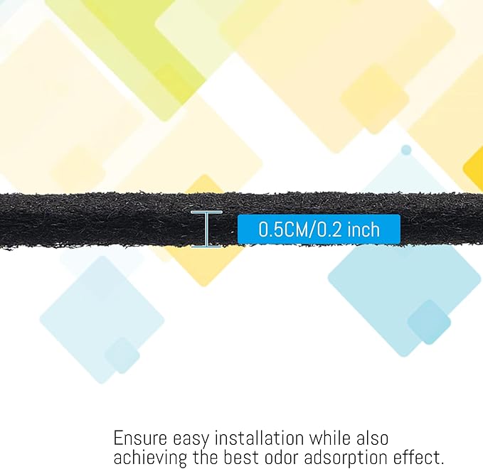 10 Pack Replacement Activated Charcoal Filters Compatible with Van Ness Corner Enclosed Cat Pan and Van Ness CP77 White Enclosed Sifting Cat Pan Litter Box