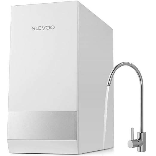 Slevoo SJ-RO75R Reverse Osmosis System 700 GPD Under Sink RO Water Filtration System, NSF/ANSI 58 Certified, 99% Effective Filtration for Water Pollutants, 3:1 Pure to Drain