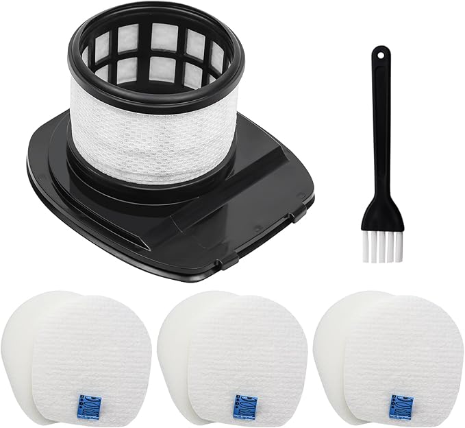 VIEWALL IX141 Filter Replacement for Shark IX140 IX142 IX144 IZ140 IZ141 IZ142 IZ242 WZ140 WZ240 WZ250 UZ145 UZ155 QZ140 Pet Cordless Stick Vacuum, Part 616FJ140 & 617FJ140, 1 HEPA 3 Foam Felt Filter