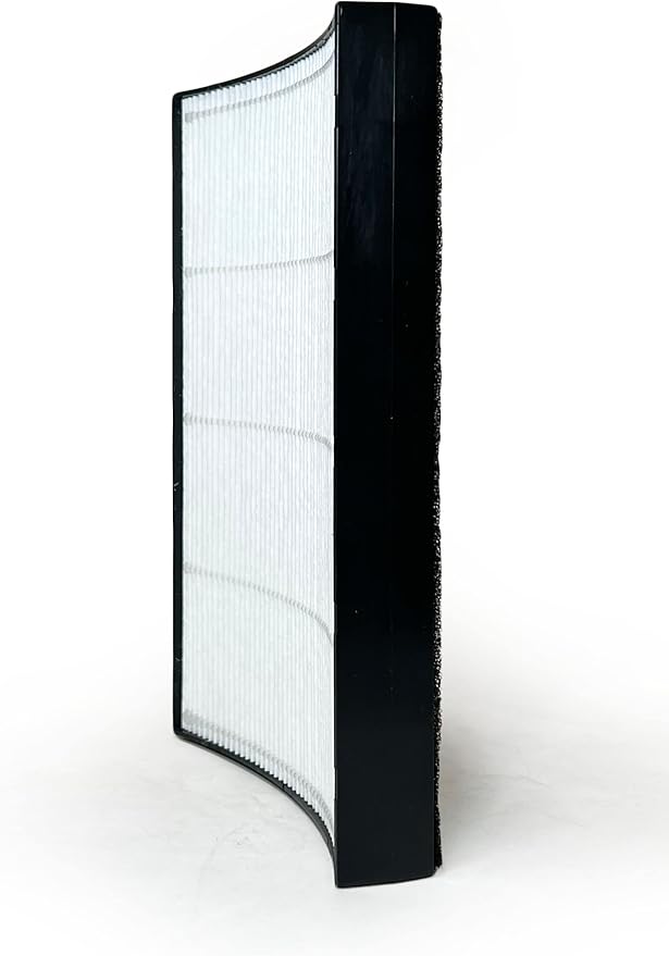 Nispira PECOMFIL Breeze Filter Replacement For Purezone Breeze Tabletop Air Purifier PECOMPAP 2-in-1 True HEPA Activated Carbon 1 Pack