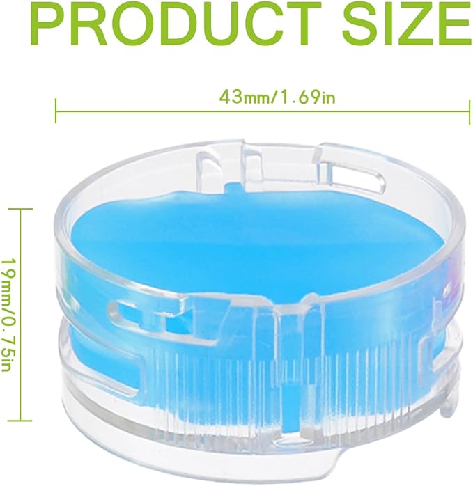 Odor Neutralizer Cartridge Replacement for Shark AZ3000 AZ3002 HZ3000 HZ3002 HZ702 IZ862H IZ562H ZD550 ZU102 LA702 Odor Elimination Replacement 1541FC3000(Pack of 4pcs,Bluebell)