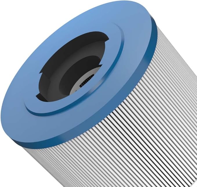 Tier1 Replacement for Dimension One Spa Filter 1561-00 | Compatible with Pleatco PDO75-2000, FC-3059, C-7367 | 10-5/8" x 7-1/4" | Trilobal Fabric | High Flow | Washable Spa Filter Cartridge