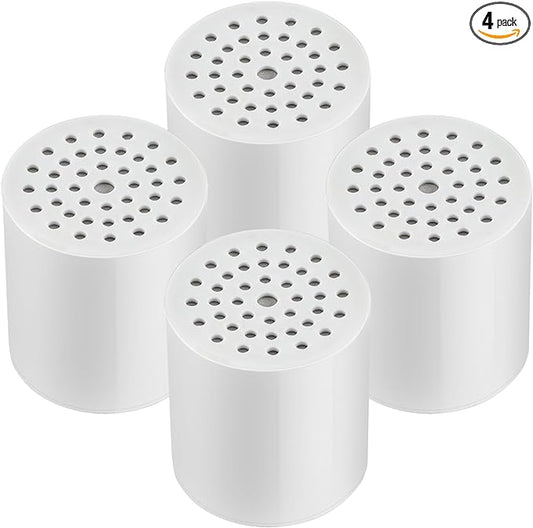4 Pack 15 Stage Shower Filter Replacement Cartridge Filter with Vitamin C Shower Head Replacement for Hard Water by Cenipar