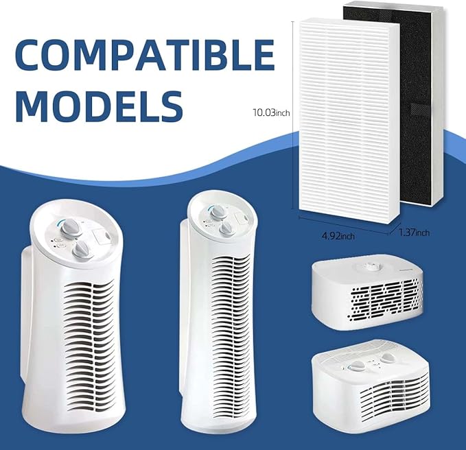 Homecarely 2 Pack Filter U for Febreze FRF102B HRF201B HHT270 HHT290 Compatible With Honeywell Filter U