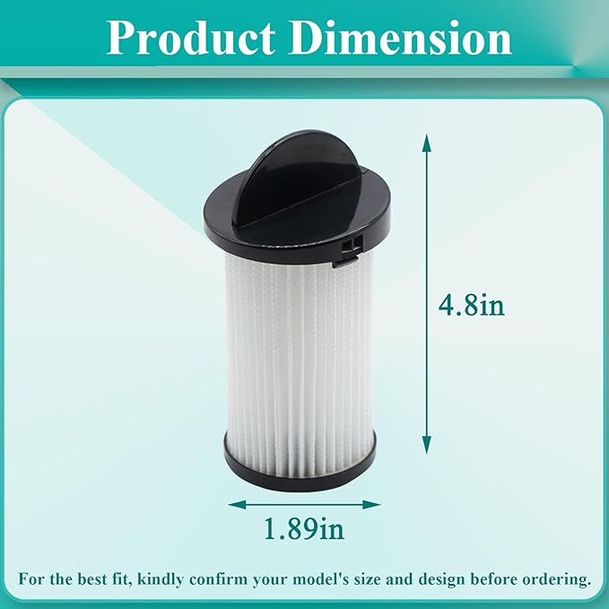 4 Pack Pre-Motor Filters Replacement for Eye-Vac Series Home, Pro, Pet, Air and Plus & NeoVac Elite Elite- Touchless Stationary Vacuum, Accessory Replaces EV-PMF