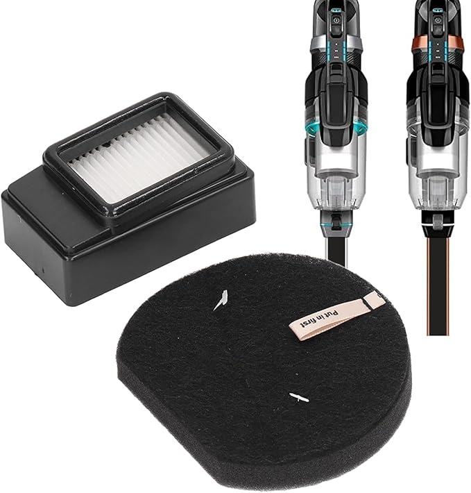 Vacuum Cleaner Filter Set for Bissell ICON Pet 2792, 1621427, 621616, 1621064 - 2 Sets - Cotton Filter - High Efficiency - Reusable - ABS Material