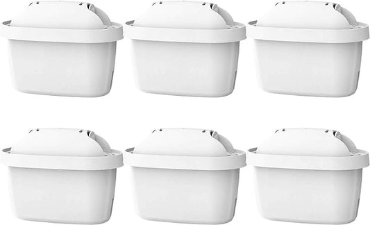 6 Packs Replacement for Brita® Mavea® Maxtra®, 105731, 1001122, NSF, TÜV SÜD Certified Pitcher Water Filter, AQUA CREST (NOT for Waterdrop's Pitchers)
