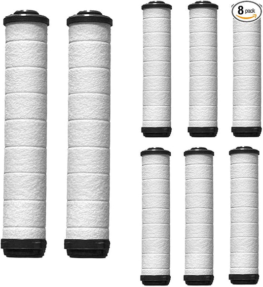 Shower Filter for Handheld Shower Head, Set of 8 Multi-Storey Replacement Filters for Hard Water Remove Chlorine and Harmful Substances,Make Bathing Healthier.