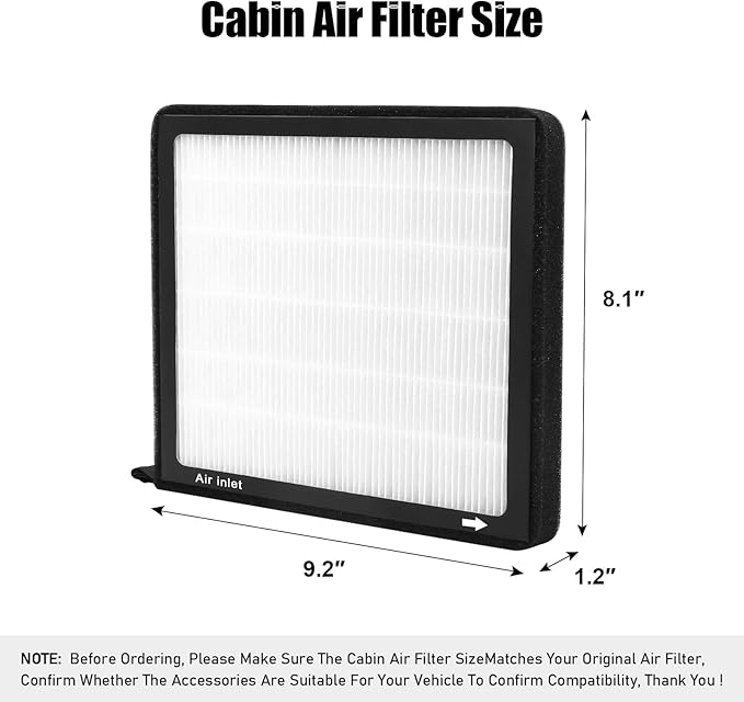 CF10743,Cabin Air Filter with activated carbon particle for Volkswagen,Routan.Nissan,Armada,GT-R,Titan,Titan XD.RAM,C/V.Chrysler,Town&Country.Dodge,Grand Caravan.Infiniti,EX35,2013 EX37,FX35,FX37.