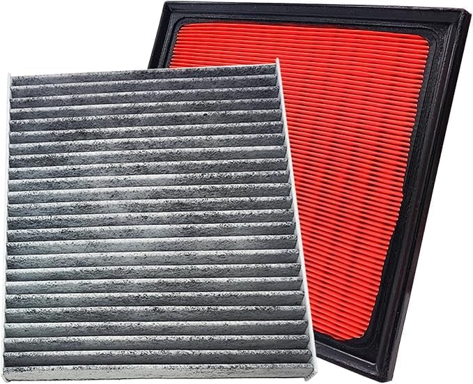 JTBU157-11895 Cabin Air Filter and Engine Air Filter Combo for AVALON CAMRY HIGHLANDER RAV4 ES350 NX250 NX350,Replacement for CF12157