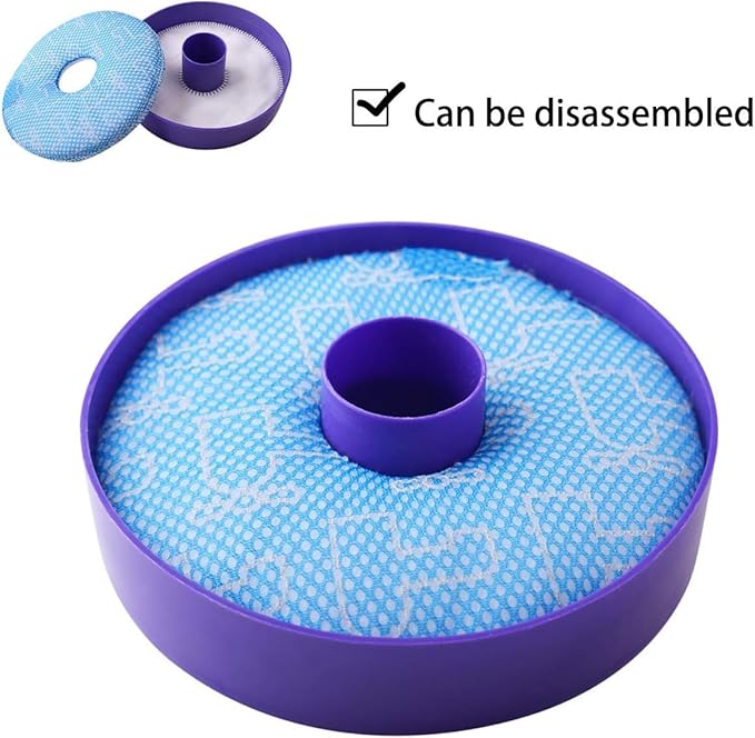 Set of HEPA Pre Motor and Post Motor Filter Replacement for DC33 Upright Vacuum Part 919563-02 921616-01