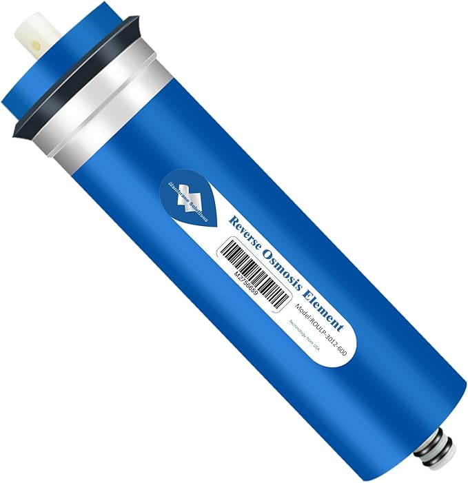 Membrane Solutions 600 GPD RO Membrane 3.0"x12" Reverse Osmosis Membrane for Maple Sap Concentrate DIY RO System for Maple Syrup