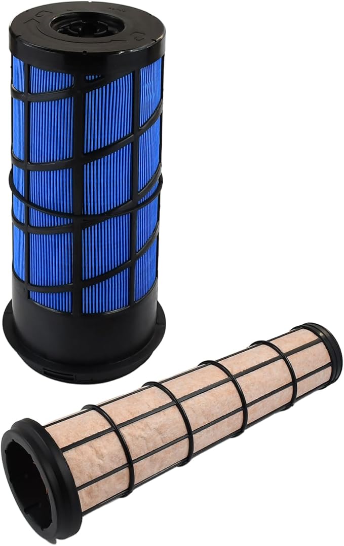 RE282287 RE282286 Inner Outer Air Filter Kit Compatible with John Deere Loader 318D 319D 320D 323D Tractor 5045D 5045E 5050E 5055E 5060E 5065E 5075E 5075EF