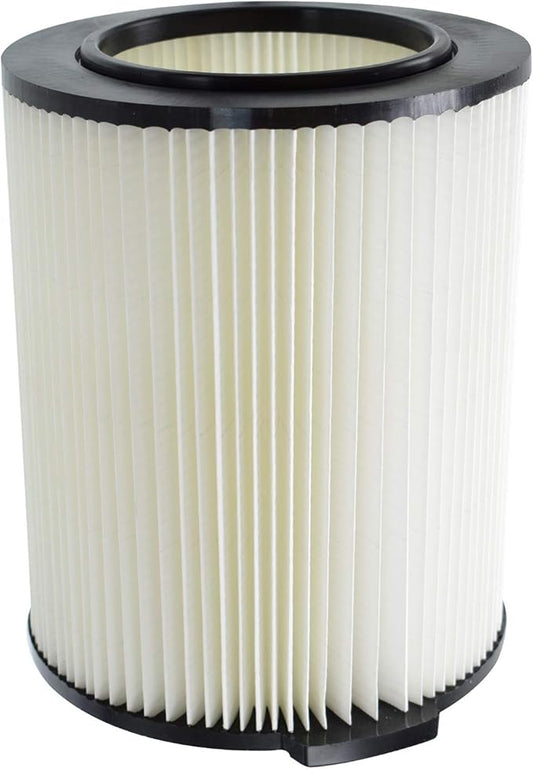 VF4000 Replacement Filter for Ridgid 72947 Wet Dry Vac 5 to 20-Gallon 6-9 Gal Husky Craftsman 17816 Vacuum Compatible WD5500 WD0671 WD1270 RV2400A RV2600B Washable & Reusable Standard Wet/dry Vac Filt