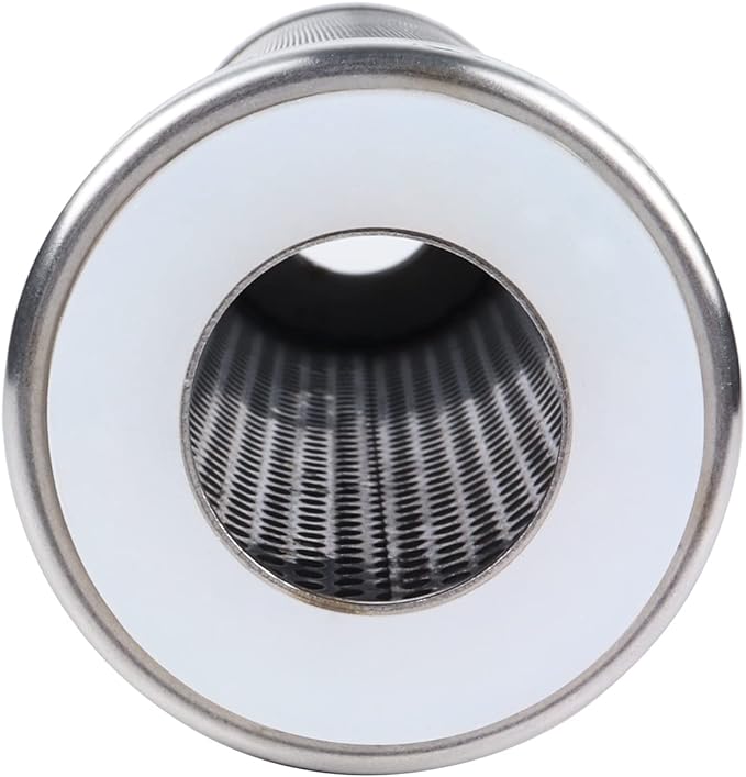 Amwater Stainless Steel Cleanable Wire Mesh Filter Cartridge 10”Length,2.5"OD(50 Micron)