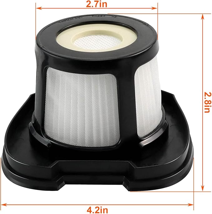 3 Pack Handheld Vacuum Filter for Bissell Pet Hair Eraser Lithium Ion Hand Vacuum filter Replacement 2390 2390A 2389 2579 2284W Replaces 1614203 1614212 1614204 with 1 Little Brush for Gift