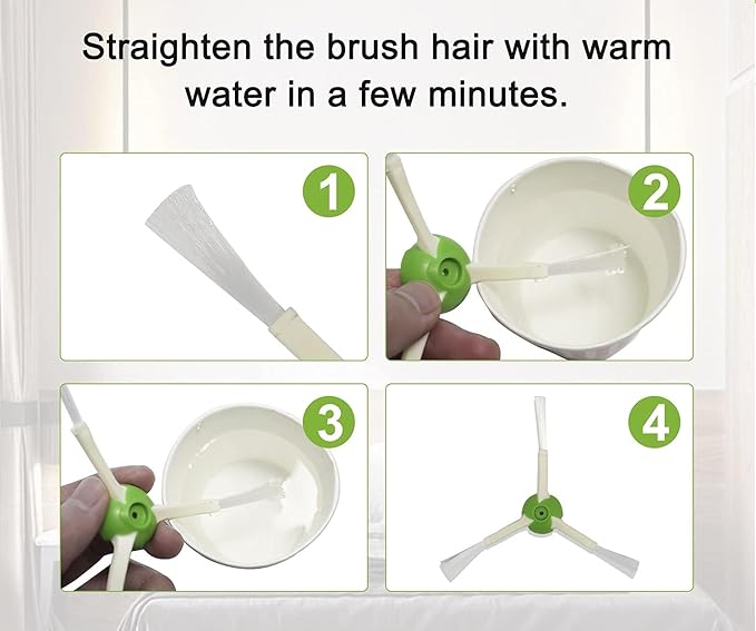 20 Pack Replacement Parts for iRobot Roomba i3 i3+ i4 i4+ i7 i7+ i8+ i6 i6+ Plus E5 E6 Vacuum Cleaner,2 Rubber Brushes 8 HEPA Filters 10 Edge-Sweeping Side Brushes