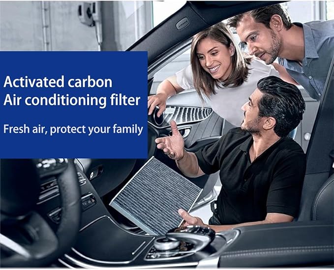CF12157 Cabin Air Filter with Activated Carbon Compatible with Mazda CX-9, Lexus ES300h/ES350/RX350/RX450h/UX200, Toyota Avalon/Camry/Corolla/Highlander/Prius/RAV4/Sienna/Venza, Subaru