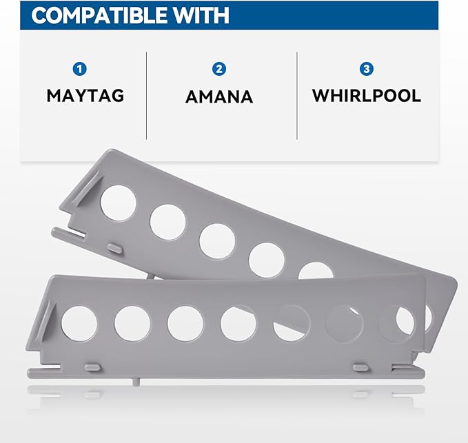 2 pack W11156832 Dryer Lint Screen Door Compatible with Whirlpool，Maytag, Amana，BSG17BVANA0,BSG17B6ANA0,WED94HEXW1,WED95HEXL1,Replaces W10219016,WPW10219016,W10672680