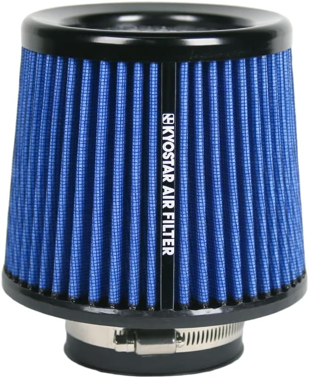 Kyostar 3 Inch 76mm Air Intake Cone Filter Replacement Quality Dry Air Filter Blue
