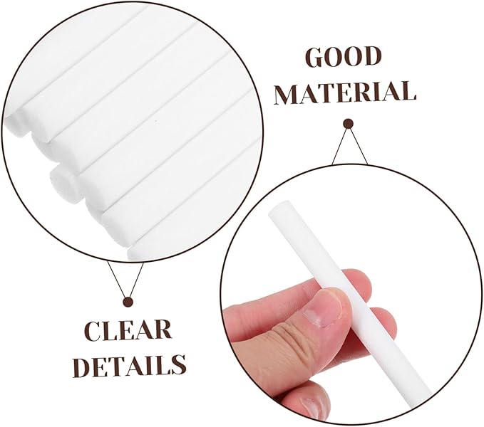 Hemoton 150pcs Essential Oil Diffuser Stick Replacement Fragrance Diffuse Bottles for Home and Car Humidifier