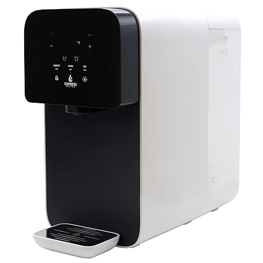 Express Water ROC001ALK pH UV Countertop Reverse Osmosis Water Filter 6 Stage RO System with UV Purifier and pH Remineralization