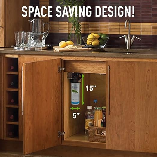 Pentair Everpure H-54 Drinking Water System, EV925267, NSF Certified to Reduce Lead, Includes Filter Head, Filter Cartridge, All Hardware and Connectors, 750 Gallon Capacity, 0.5 Micron