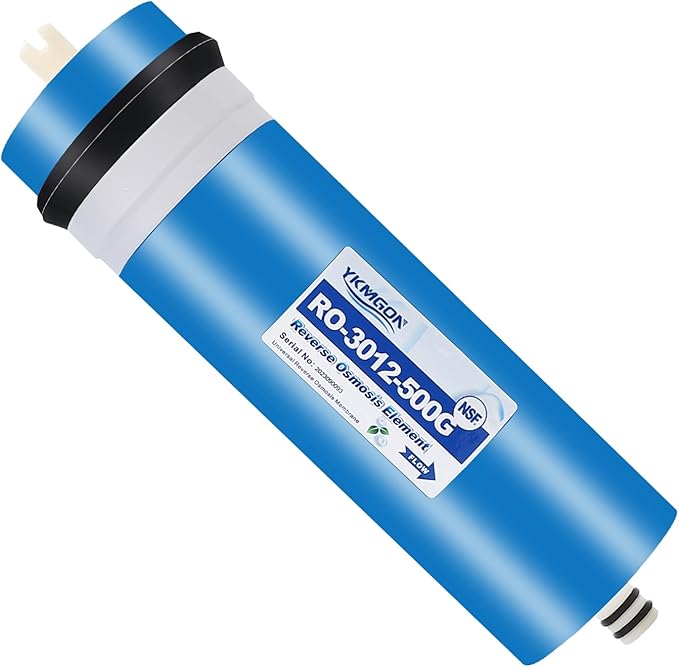 3012-500 GPD Universal Reverse Osmosis RO Membrane Element，3.0"x12" Replacement Water Filter,for Under Sink Home Drinking RO Water Purifier System