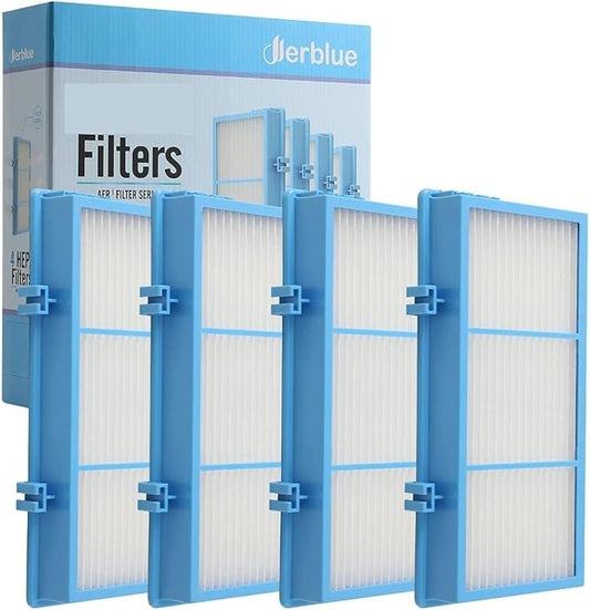 DerBlue 4pcs Replacement Filters Compatible with Holmes AER1 Type Total Air Filter,for 30AT and 242-NUC,Total Air Filter Replacement Filters for 30AT