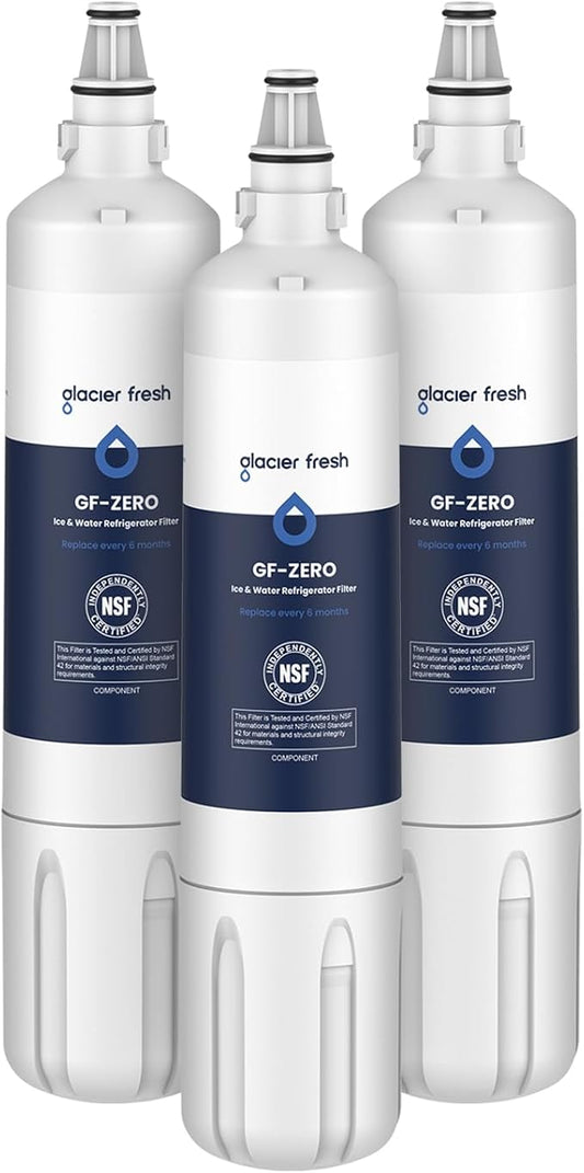 GLACIER FRESH Water Filter Replacement for Sub-Zero 4204490, 4290510, 9030868 Refrigerator Water Filter, 3 Pack