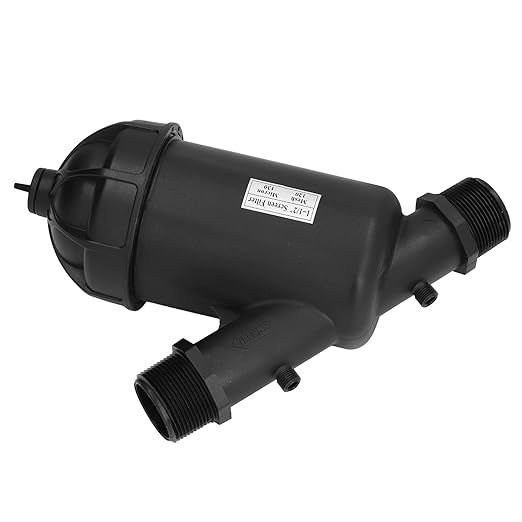 120 Mesh Drip Filter G1‑1/2 Male Thread Disc Filter for Gardening Greenhouse Irrigation