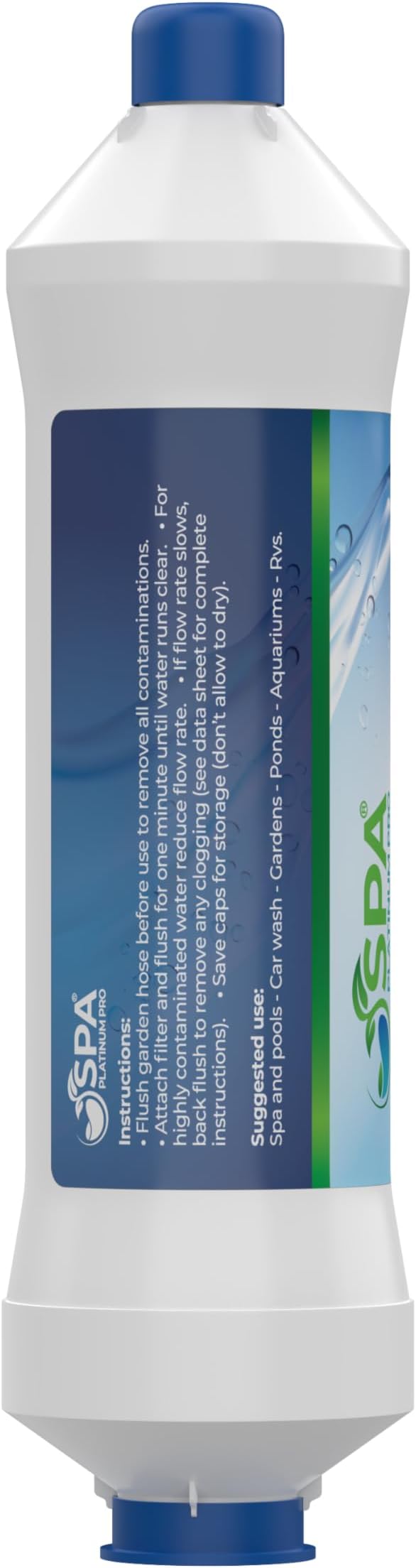 All Purpose Hose Water Filter for Pools, Spas, and RVs | Pack of 3 High Performance Water Filtration System | Filters Up to 40,000 Gallons for Clean and Safe Water Use