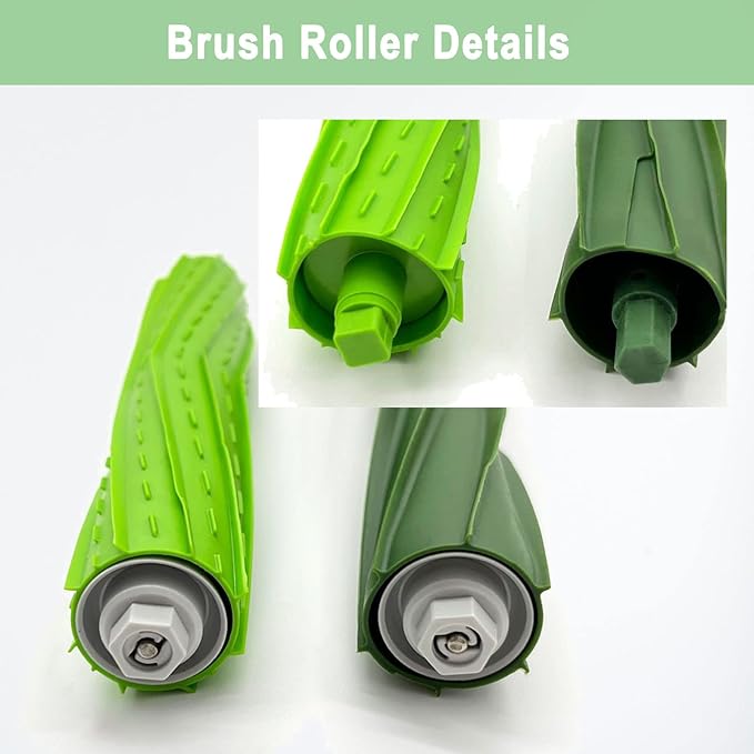 S9 replacement parts for roo-mba s9(9150) s9+ s9 Plus(9550) Series Vacuum Cleaner,4 Filters, 4 Corner Brushes, 2 Set of Multi-Surface Rubber Brushes,4 Automatic Dirt Disposal Bags,2 tools