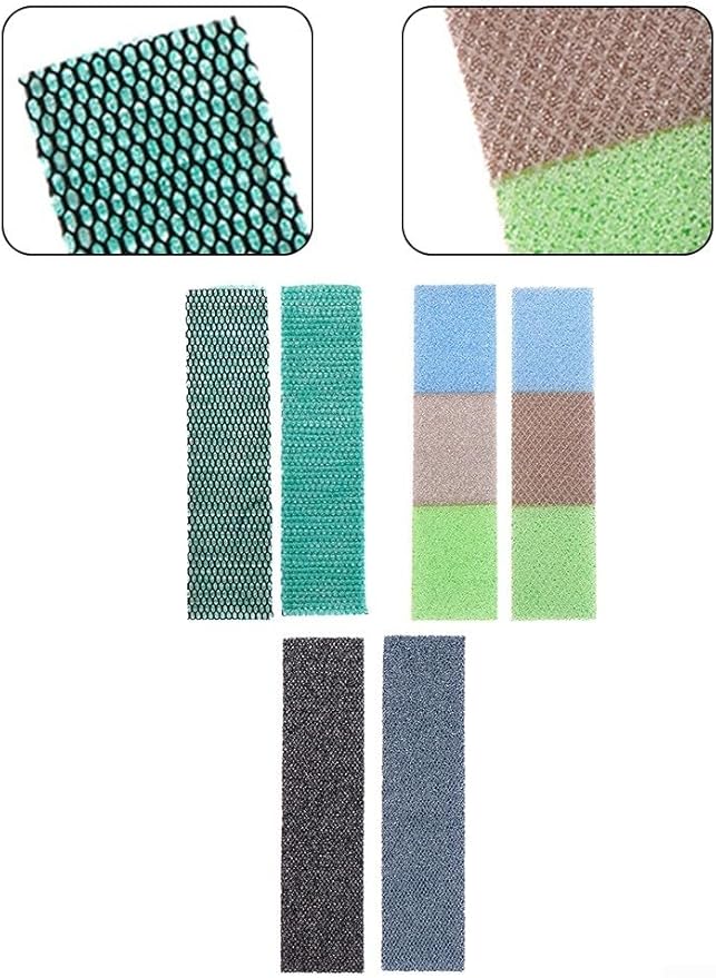 2Pcs Air Conditioner Filter Pads, Air Conditioner Replacement Filter Cotton For AC Window Unit, Air Conditioner Washable Reusable High Air Flow Filte(A)