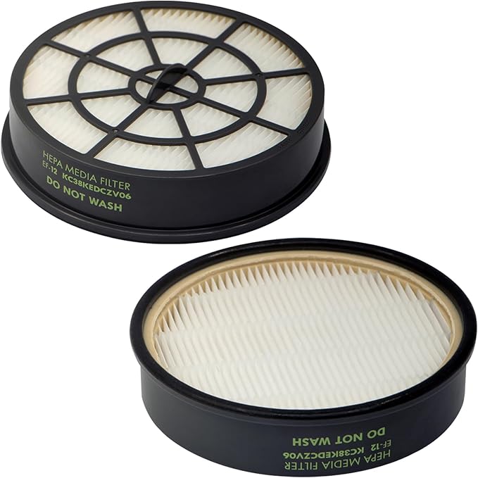 2 Pack EF-12 HEPA Media Filters Replacement for Kenmore Vacuum Models 10135, 10325, 10335, 31210, 31220, 31230, DU3018. Compare to Part #20-60512 KC38KEDCZV06 60512