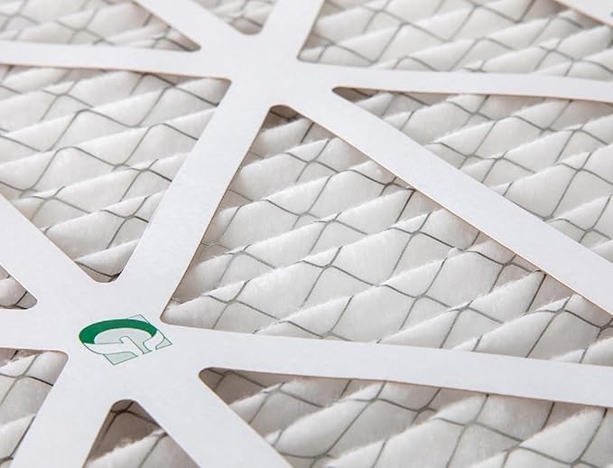 Glasfloss 16x20x1 MERV 10 (FPR 5-6) Pleated Air Filters. Box of 6. Actual Size: 15-1/2 x 19-1/2 x 7/8