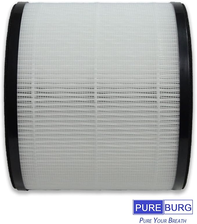 PUREBURG Replacement Filter Compatible with Himox H08 H08P Air Purifiers,2-Pack H13 HEPA 4-Stage Filtration Activated Carbon 2-in-1 Air Clean Dust VOCs