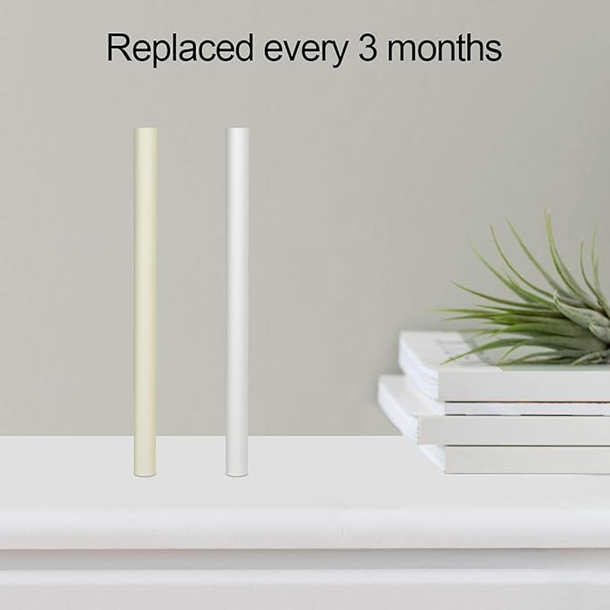 Humidifier Cotton Sticks, 10Pcs Filter Replacement Wicks Mini Diffuser Refill for Portable Personal USB Car Office Bedroom Powered Aroma Supplies Eliminates White Dust Extends the Life of Humidifier