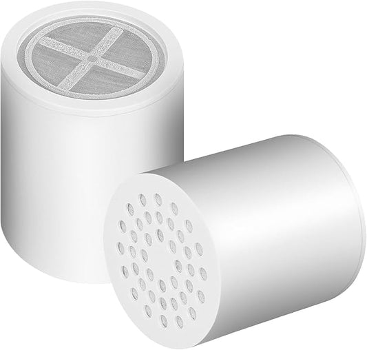 HarJue 15 Stage Shower Filter Replacement Cartridge, Universal High Output Filter for Hard Water, Removes Chlorine and Harmful Substances, Body Caring, Fit Any Similar Shower, 1 Pack