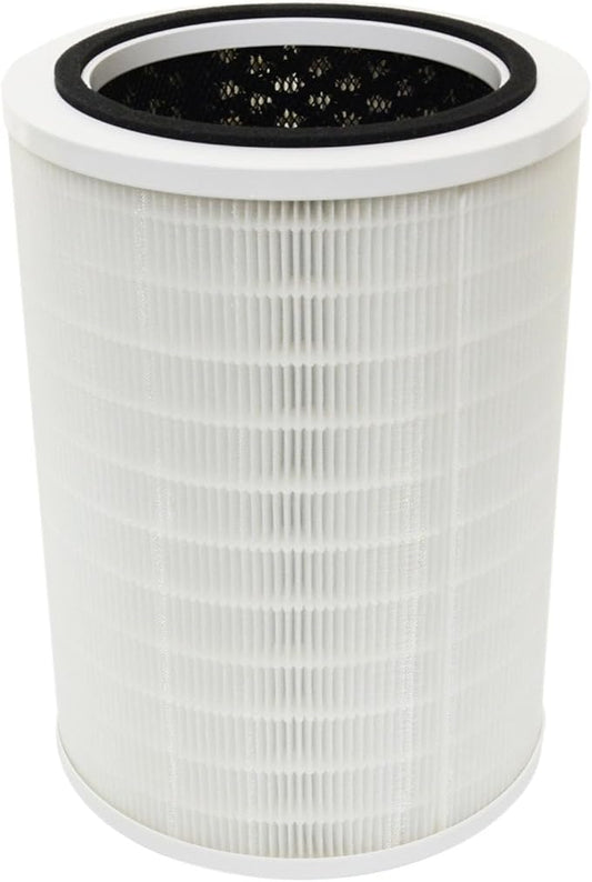 PUREBURG R-M003 Replacement Filter Compatible with RENPHO R-M003 Air Purifier R-M003-F1 R-M003-F2,H13 HEPA Activated Carbon 2-in-1 4-Stage Filtration
