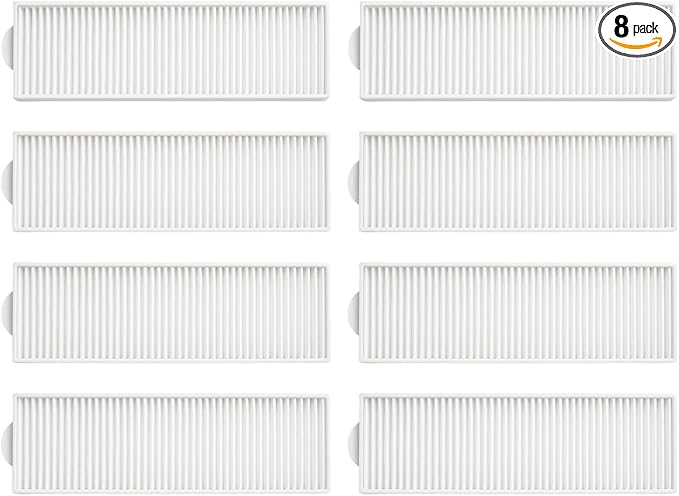 Nispira Replacement Style 8 and 14 HEPA Filter Compatible with Bissell Upright Vacuum Part #3091, 2036608, 2037715. Fits 3750/6595 Bissell Lift-Off series. 8 Packs