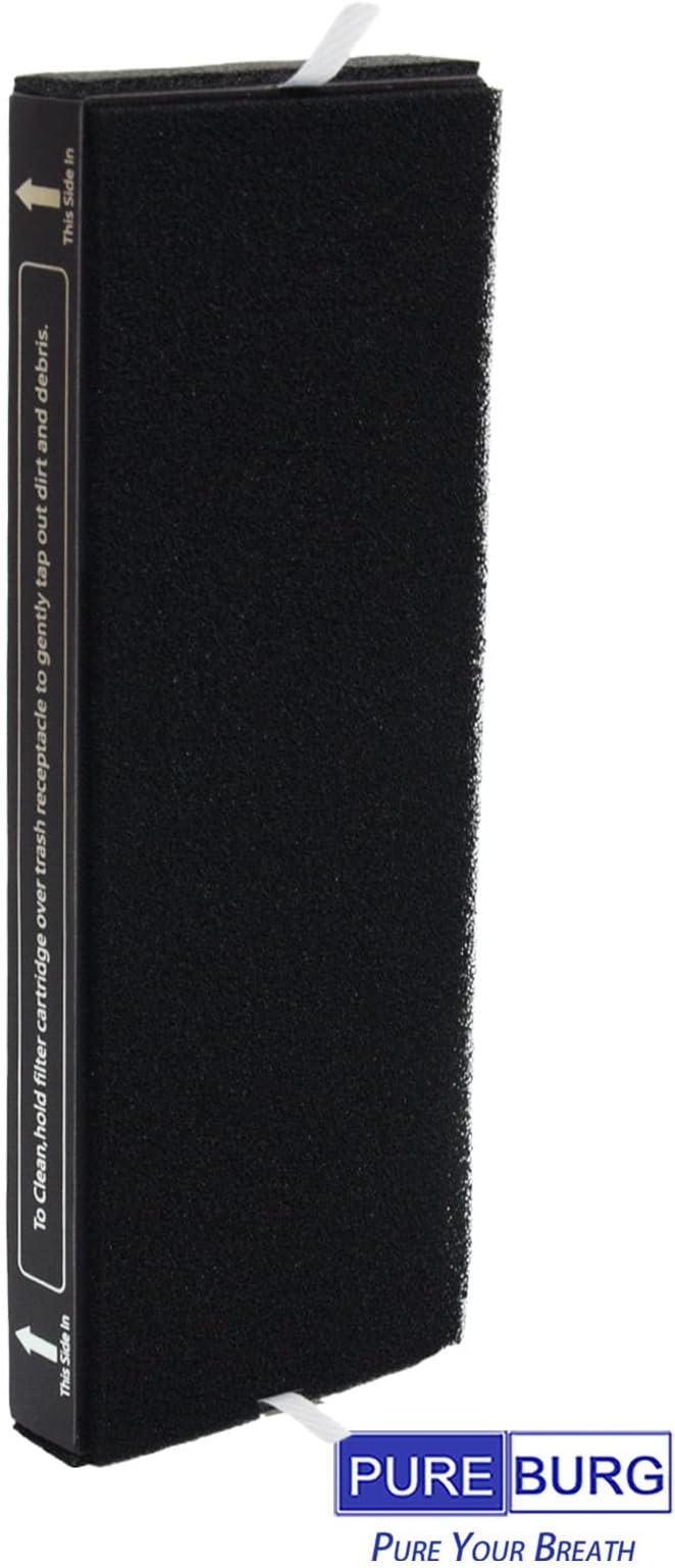 PUREBURG AH60010 Replacement Filter Compatible with Hoover WH10100 WH10200 & Oreck AK60010QPC Air Purifiers,2-Pack H13 True HEPA Air Clean Dust
