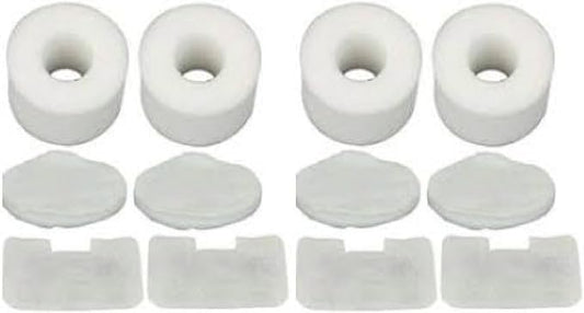 Nispira Filter Set Compatible With Shark NV42 Deluxe Upright Vacuum Cleaner Compared to Part #XFF36. Fits UV402 UV410, NV36, NV36A, NV42, NV44, NV46, NV46C, 4 Sets