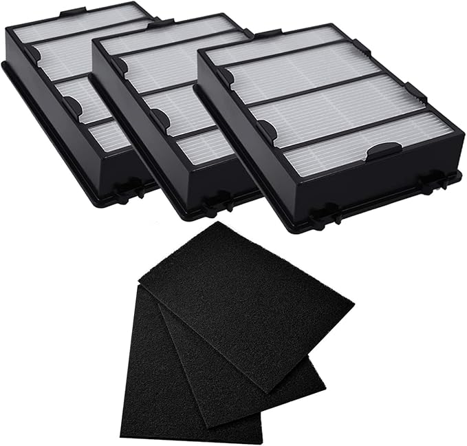 3 Pack Hapf600 Replacement Filters Kit fit for Holmes HAP615 HAP625 HAP650 Hapf600 filter B (Hapf600 Replacement Filters, Air Purifier Parts & Accessories)
