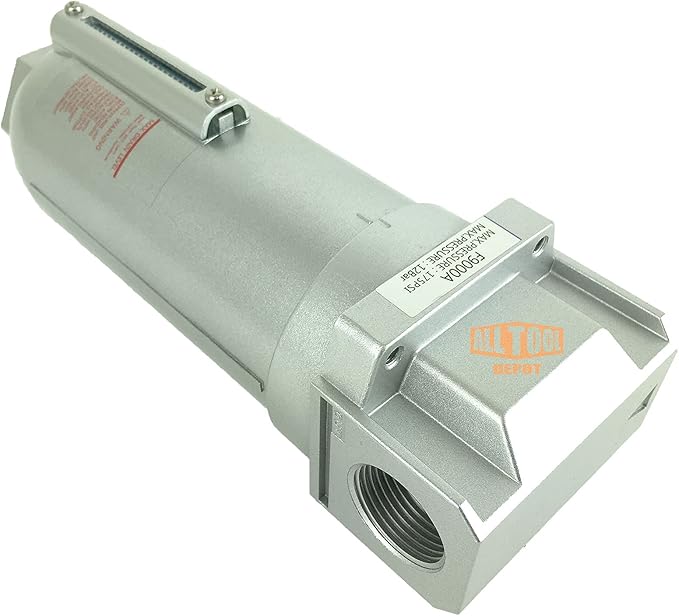 3/4" NPT SUPER DUTY Industrial Grade Particulate Filter/Water Trap For Air Compressor Compressed Air Lines, 5u With Metal Bowl (MANUAL DRAIN)