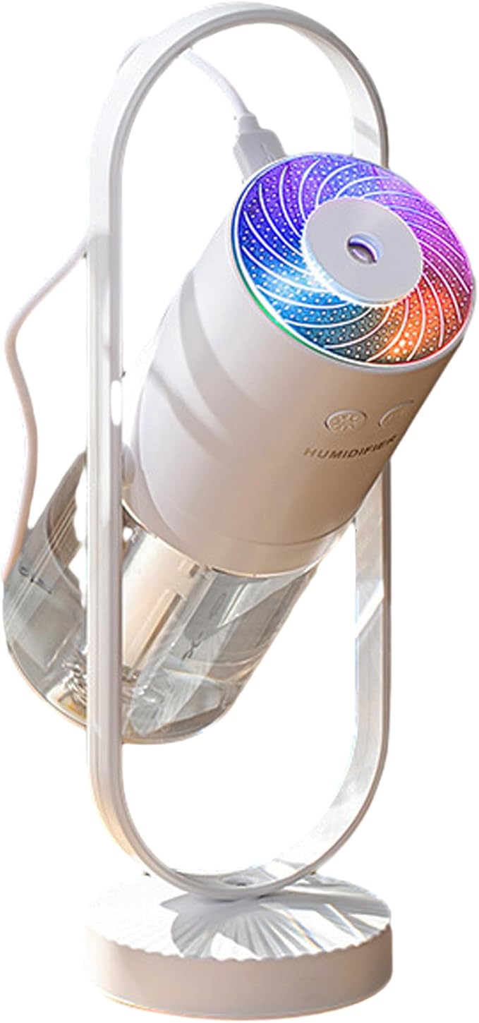 Cool mist humidifier-Portable mini humidifier with led lights,usb portable air humidifier ultra-quiet, Suitable for Babies, Kids, Indoor, Bedroom, Office, Car, Travel