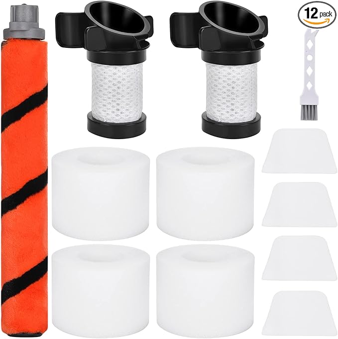Leadaybetter Vacuum Filters Replacement for Shark ION Flex Duo Clean IF100 IF200 IF201 IF202 IF251 IF252 IF281 IF282 IF285 IR141 IR142 UF280 X30 X40 F60 F80 IC205, Compare to Part #XPREMF100&XPSTMF100