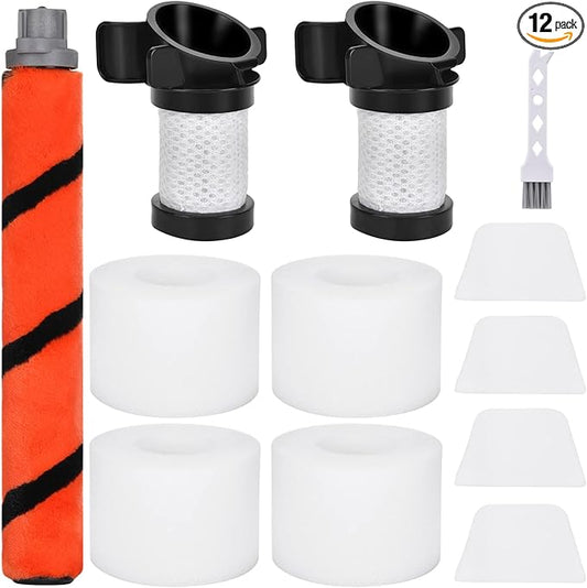 Leadaybetter Vacuum Filters Replacement for Shark ION Flex Duo Clean IF100 IF200 IF201 IF202 IF251 IF252 IF281 IF282 IF285 IR141 IR142 UF280 X30 X40 F60 F80 IC205, Compare to Part #XPREMF100&XPSTMF100