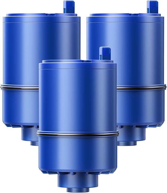 3 Pack Water Filter Replacement Compatible with All PUR®, PUR®PLUS Faucet Filtrat-ion Systems, Pur® RF-9999® Faucet Water Filter, High Efficiency Filtration and 18-Month Value, NSF Certified, Blue